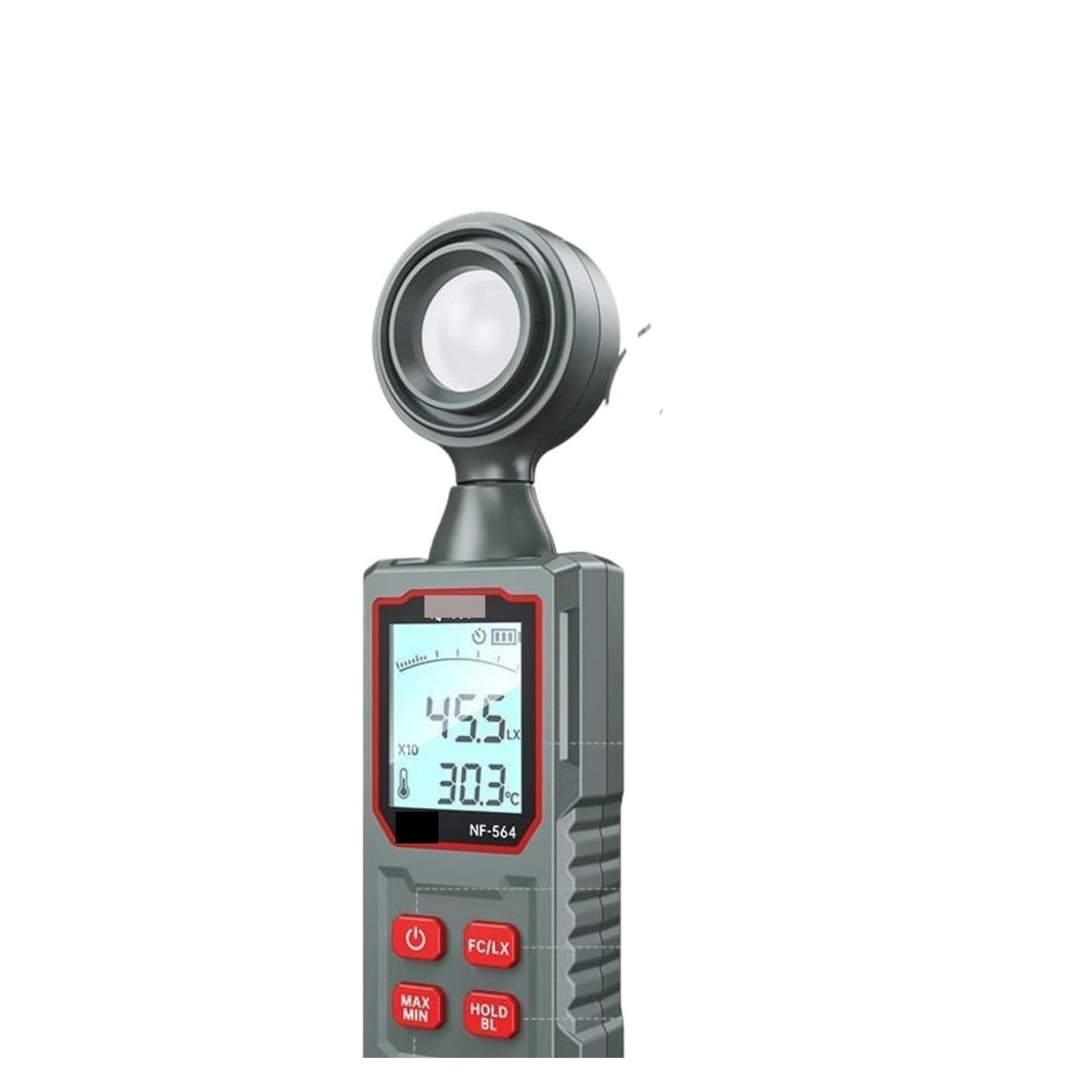 Medidor de Luz, Medidor de Lux Digital Alta precisión NF-564 luz 200.000 Probador múltiple