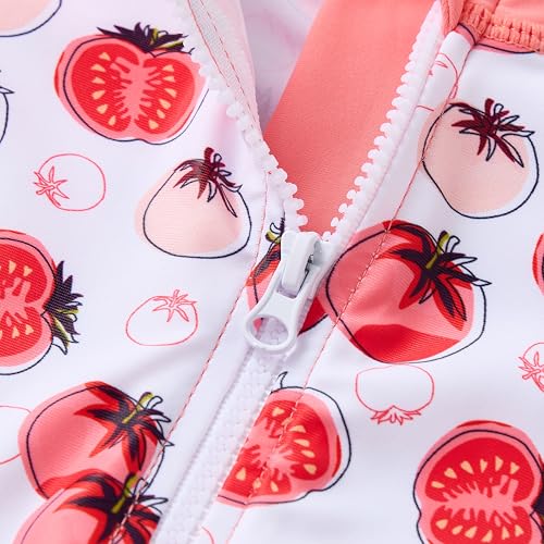 Image of Toddler Girls Swimsuit Rash Guard Sets 2-Piece Bathing Suits UPF 50+ Summer Kids Swimwear 2-7T