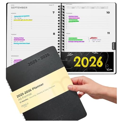 A5 2025-2026 Academic Diary Planner