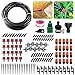 CARER SPARK Drip Irrigation Kit,Garden Irrigation System with 82ft 1/4" Blank Distribution Tubing Hose,Greenhouse Drip Irrigation Set Automatic Saving Water System for Garden,Lawn