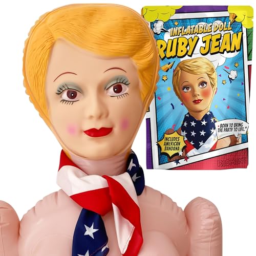RODMONT Inflatable Display Figure with USA Flag Bandana...