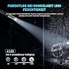Ralcam Articulating Borescope Endoscope Camera with Light, 210 Dual-Direction Snake Camera for Automotive Inspection, 6.2mm Probe, 4.3 HD Screen, 6 Adjustable LEDs, IP67 Waterproof Semi-Rigid Cable