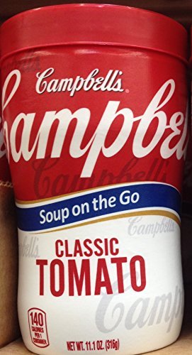 Campbell's Microwaveable Soup At Hand Classic Tomato Flavor 10.75OZ (Pack of 16)