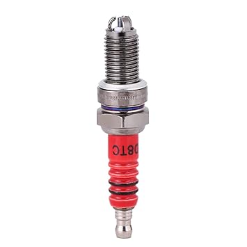 D8tc Spark Plug, High Performance Spark Plug Improved Fuel Efficiency Long Life Replacement for CG6 125cc 150cc 200cc CF250 Engine for Auto Parts