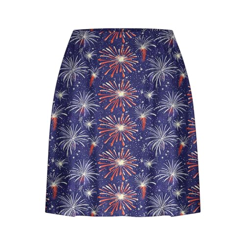 Womens American Flag Tennis Skirts High Waisted Tummy Control Athletic Skorts Casual Vintage 4th of July Biker Shorts3