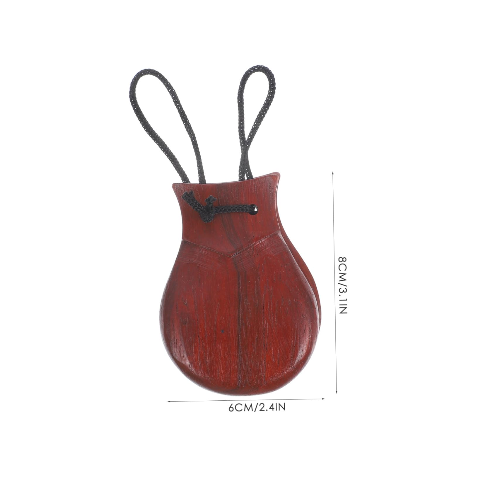 ibasenice Cascanuelas Espanolas Hand Percussion Wooden Castanets for Adults Versatile Music Instrument