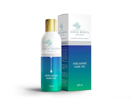 Coco Roots Organic Neelamari Hair Oil made with Neelamari Leaves, Organic Coconut Oil and Neelamari Oil - 100 ml