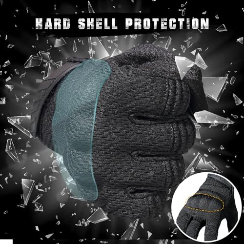 Image of WTACTFUL Touch Screen Breathable Tactical Full Finger Gloves for Men | Airsoft Paintball MTB Bike Cycling Cross-Country Motorbike ATV Hunting Hiking Riding Driving Work Outdoor Sports