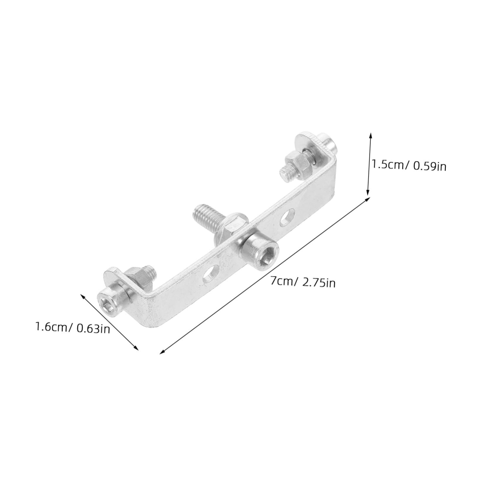 Toddmomy 4Pcs Bicycle Rack Adapter Bracket U Shaped Plate for Mountain and Bikes Easy Installation for Enhanced Rear Cargo Capacity and Space Saving Storage