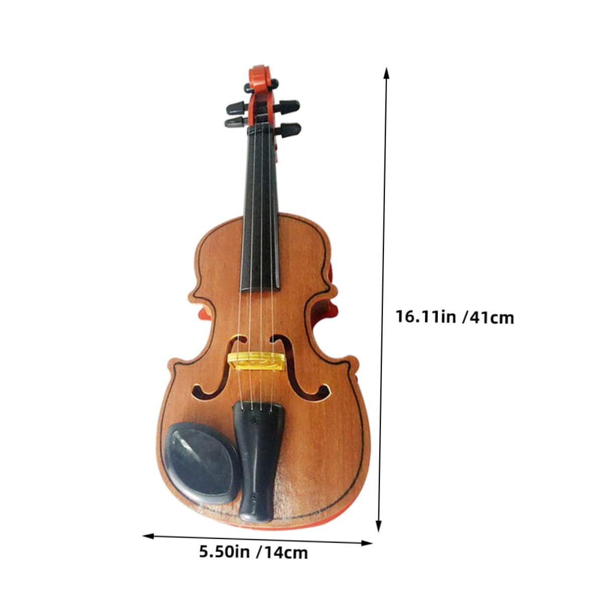 Piccolo Violino in Legno Realistico, Set 1 Pezzo per Bambini | Riproduzione Simulata, Design Delicato e Finitura Curata, per Attività in Scuola e Asilo
