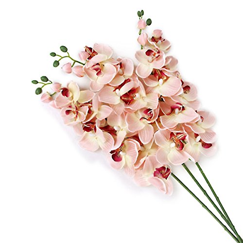 Flores De Orquídea Artificiais Arranjos Florais De Seda Decoração De Casamento Arranjos Florais Fals