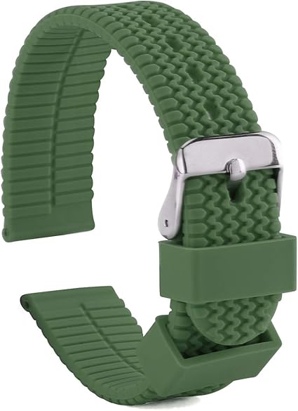 Silicone strap watch band Outlet