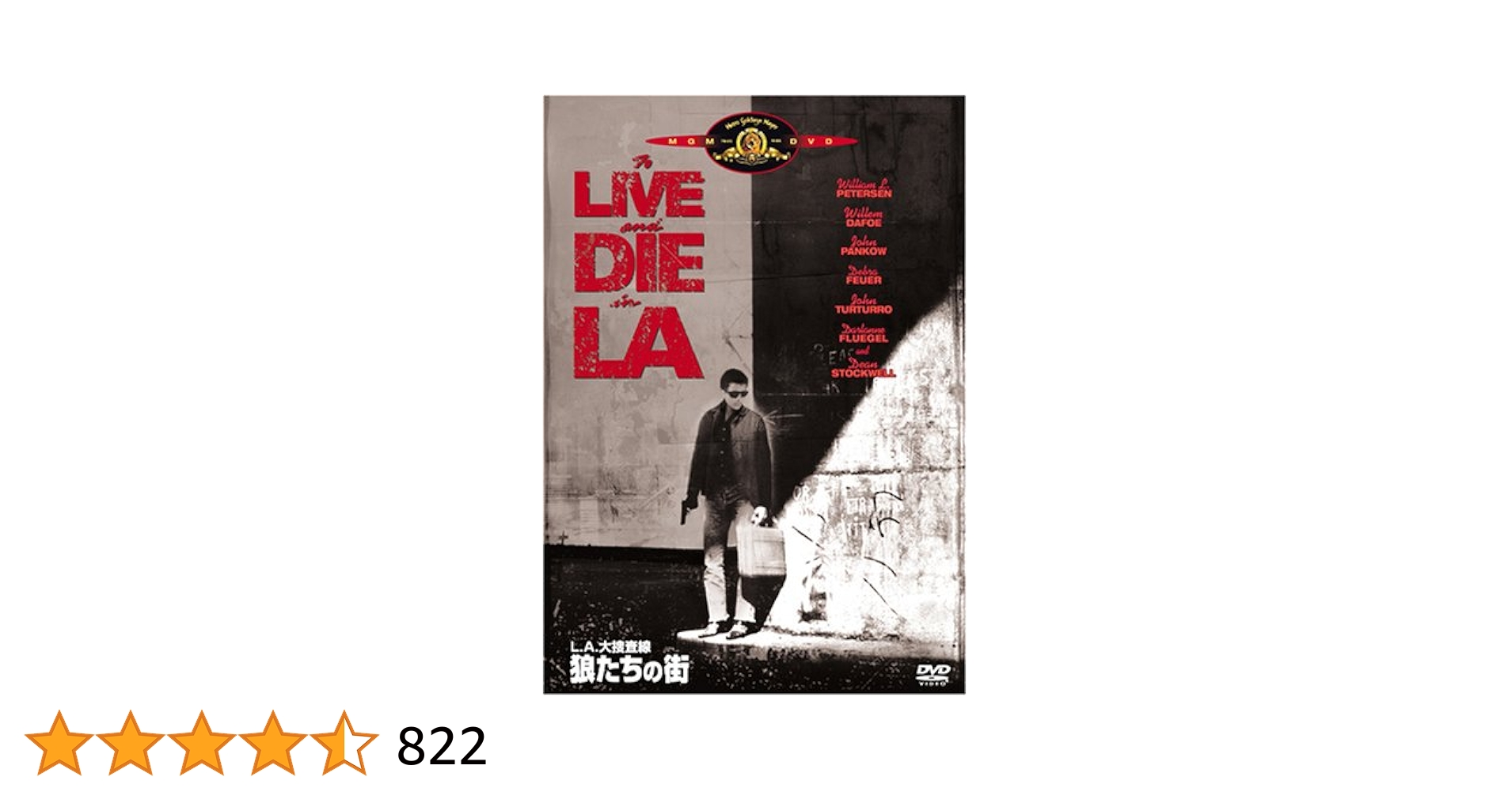 L.A.大捜査線/狼たちの街('85米)　日本語吹き替え 付き ブルーレイ L.A.大捜査線/狼たちの街('85米) 日本語吹き替え 付き ブルーレイ
