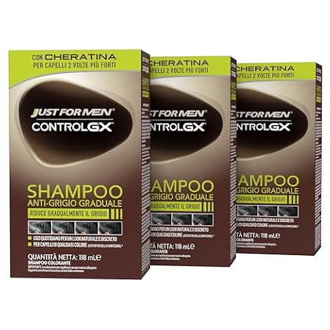 Just For Men Control Gx Szampon, 3 x 118 ml