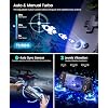 Spican Switch Controllers for Nintendo Switch/OLED Controller, Full-Size Switch Joy-pad for Better Handheld Mode, Switch Accessories Wireless Pro Controller with RGB Light/Battery/Turbo/Macro/4 Game Slot