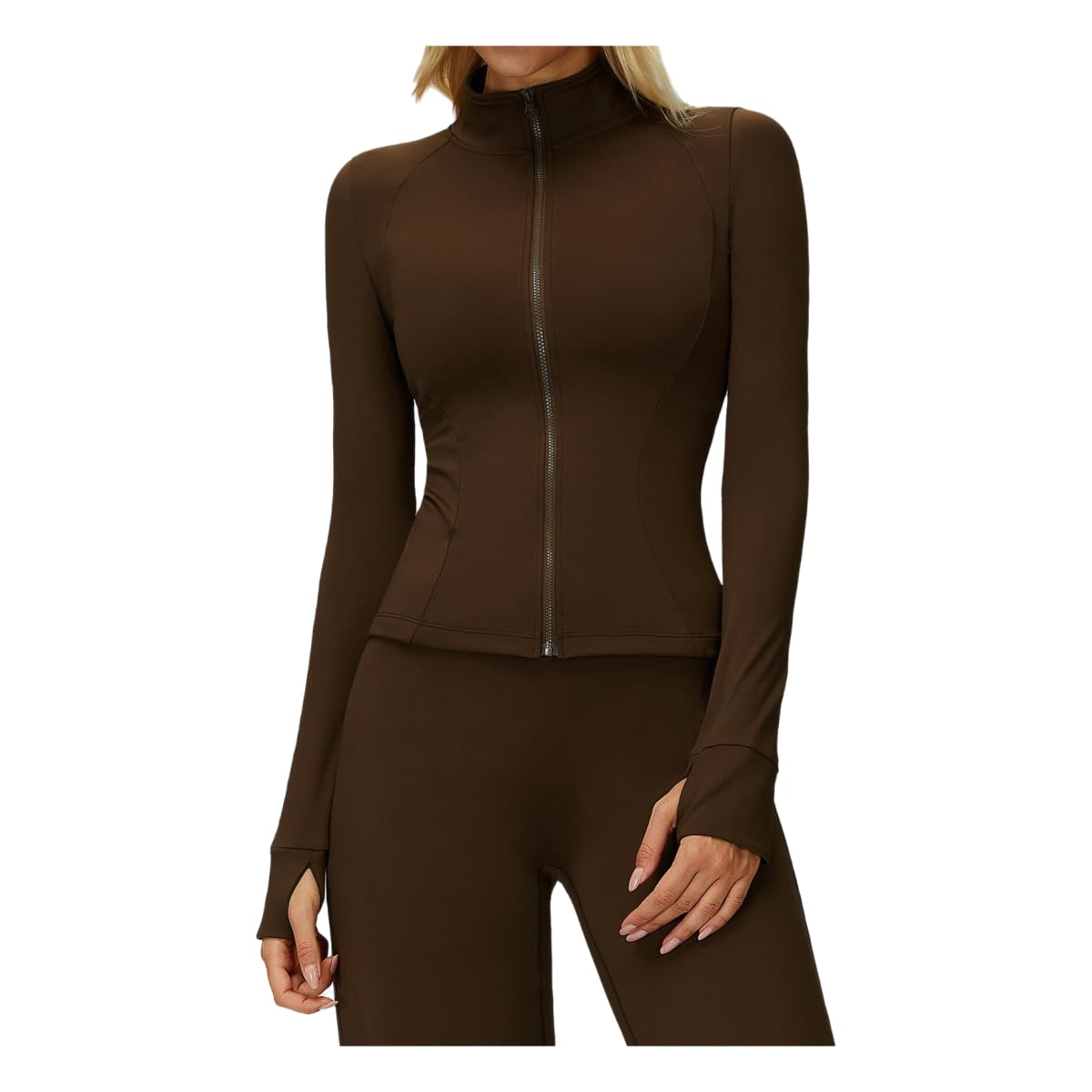 Chaqueta de yoga para mujer dile adios al frio al entrenar con felpa cortavientos XL