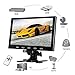 SallyBest 7 Inch Ultra Thin 16:9 HD 800x480 TFT LCD Color Display Headrest Monitor Touch Button Monitor Screen Support AV HDMI VGA Video Input