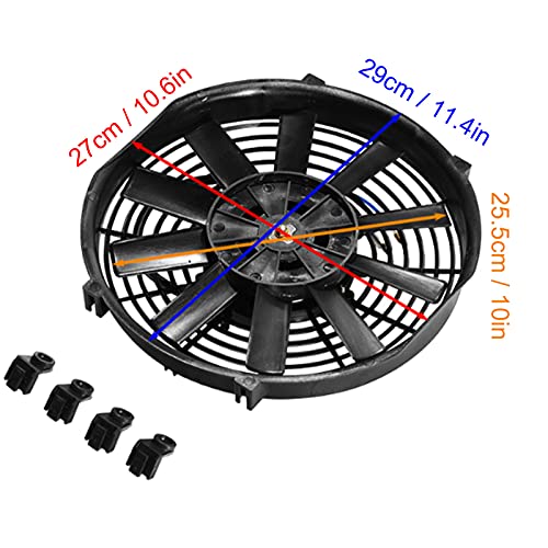 Ventilateur de refroidissement pour radiateur évite la surchauffe 24V