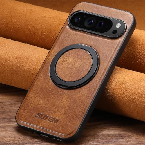Étui compatible Google Pixel 9 Pro XL housse support cuir silicone