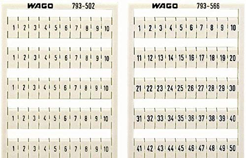 WAGO 793-4504 Bezeichnungskarten Aufdruck: 21-30