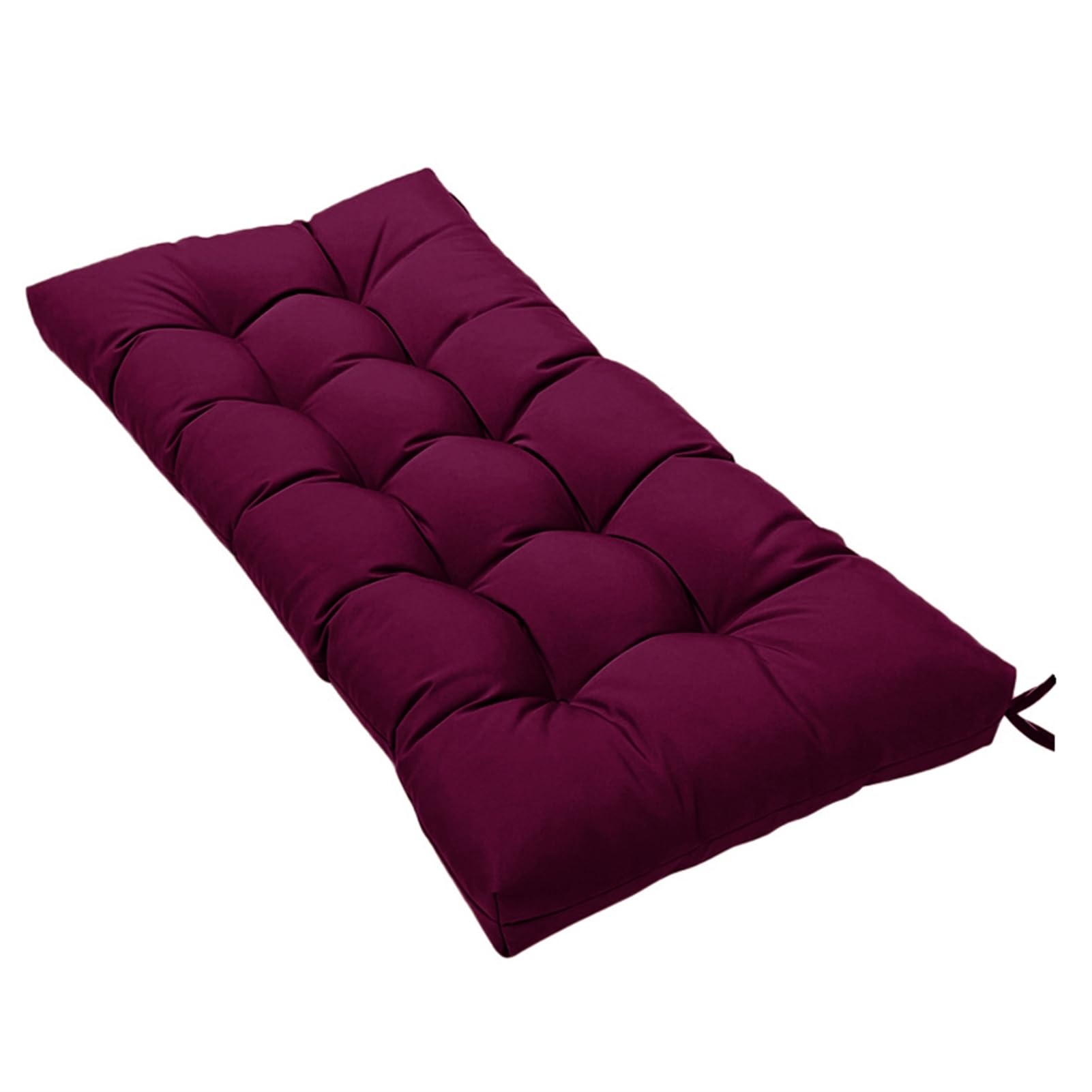 Coussin extérieur imperméable avec liens pour banc et balançoire