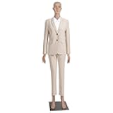 Female Mannequin Full Body Adjustable Mannequin Torso Dress Form with Metal Base 69inches