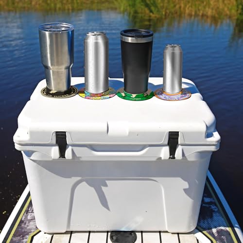 Image of Lil Sucker Suction Cup Holder - Universal Drink Holder for Paddle Board, Kayak, ATV & Boat - Clip-On Coffee Anti-Spill - Outdoors Pack of 2