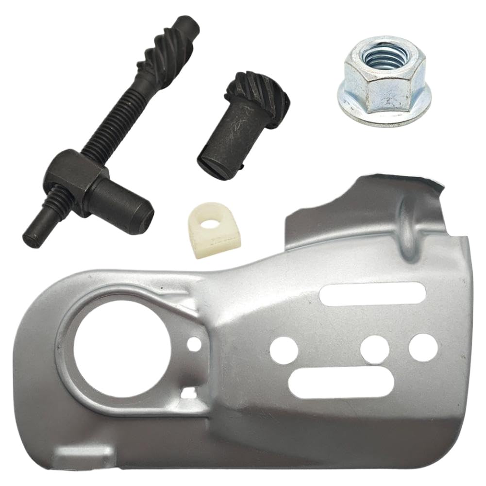 Piastra barra guida tenditore tendicatena con kit dado barra compatibile con 445 450