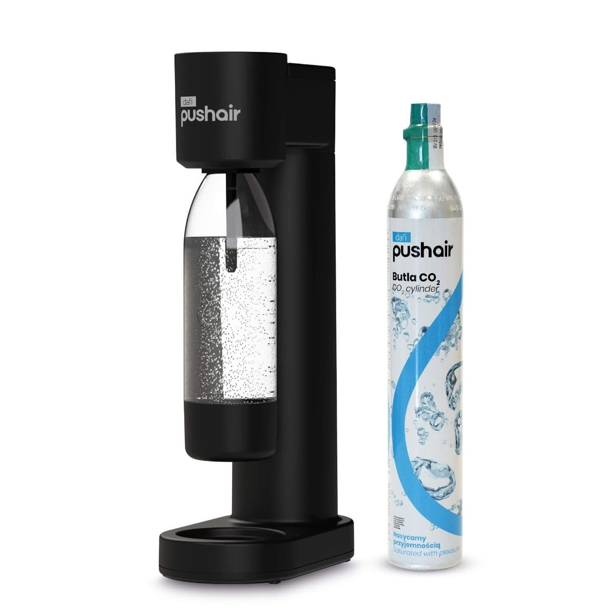 Dafi PUSHAIR Cartuccia CO2 Da 425g Per Sifone: Prepara Fino A 60L Di Acqua Frizzante E Bevande Gassate A Casa