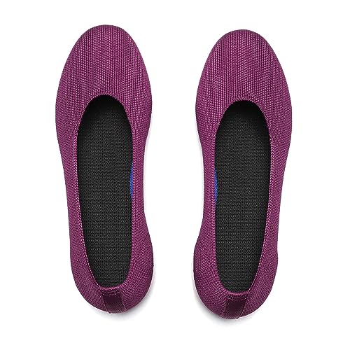 Image of Women's Ballet Flat Dressy Casual Knit Shoes Round Toe Women Mesh Flats