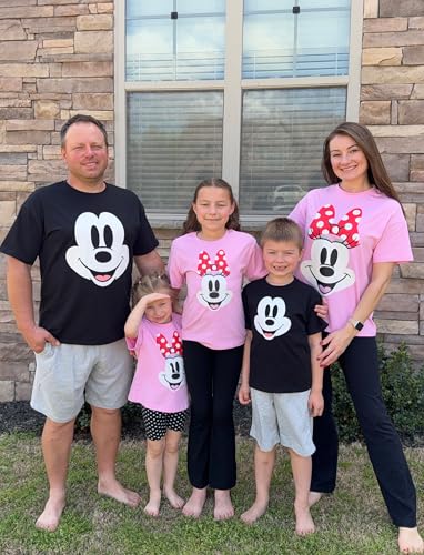 Image of Disney Mickey and Friends Family Matching Classic T-Shirt Personalized Family Outfit