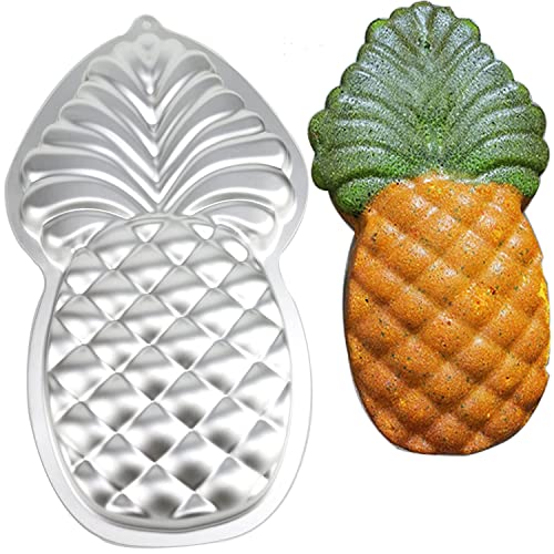 pineapple cake pan - 17 inch Ultra Large Big Fruit Pineapple Shaped Cake Pan Baking Pans Tins Cake Decorating Mould Birthday Halloween Christmas Party Aluminum Bakeware Supplies