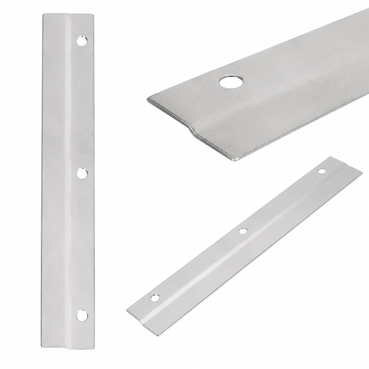 Hand Sink Mounting Bracket by Glownary – 2x11 Inch, Alloy Steel, Black, Model 600hs12zbrkt