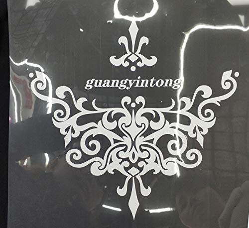 Guangyintong White Htv 12" X 10Ft Roll - Iron On Heat Transfer Vinyl For T-Shirt Matte (A1 White) #TOP4