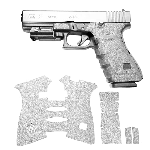 Handleitgrips Gray Gun Grip Tape Wrap for Glock 20 and Glock 21 Gen 4