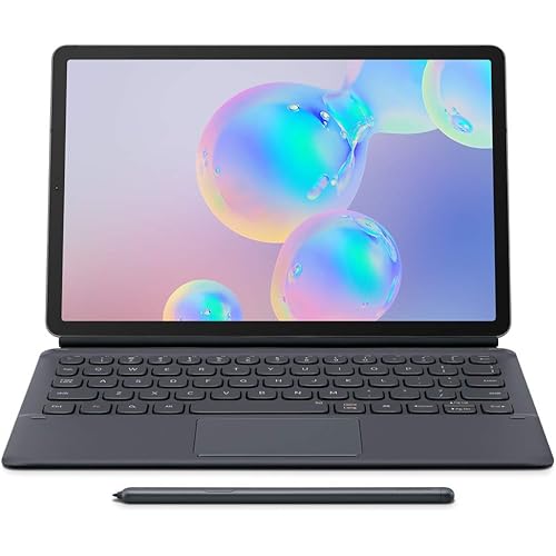 SAMSUNG Tab S6 10.5" (T860) Bookcover Keyboard Gray-EF-DT860UJEGUJ