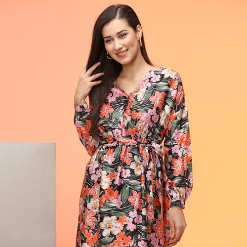 Image of Globus Women Dresses (GS565258 Multi Black S)