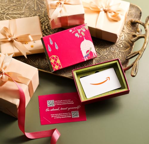 Image of Amazon Pay Physical Gift Card | Ethnic Pink | Next-day Delivery | 1-year Validity | Ideal gift for your loved ones with freedom of choice
