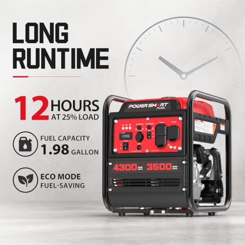 Image of PowerSmart 4300 Watt Portable Generator for Home Use