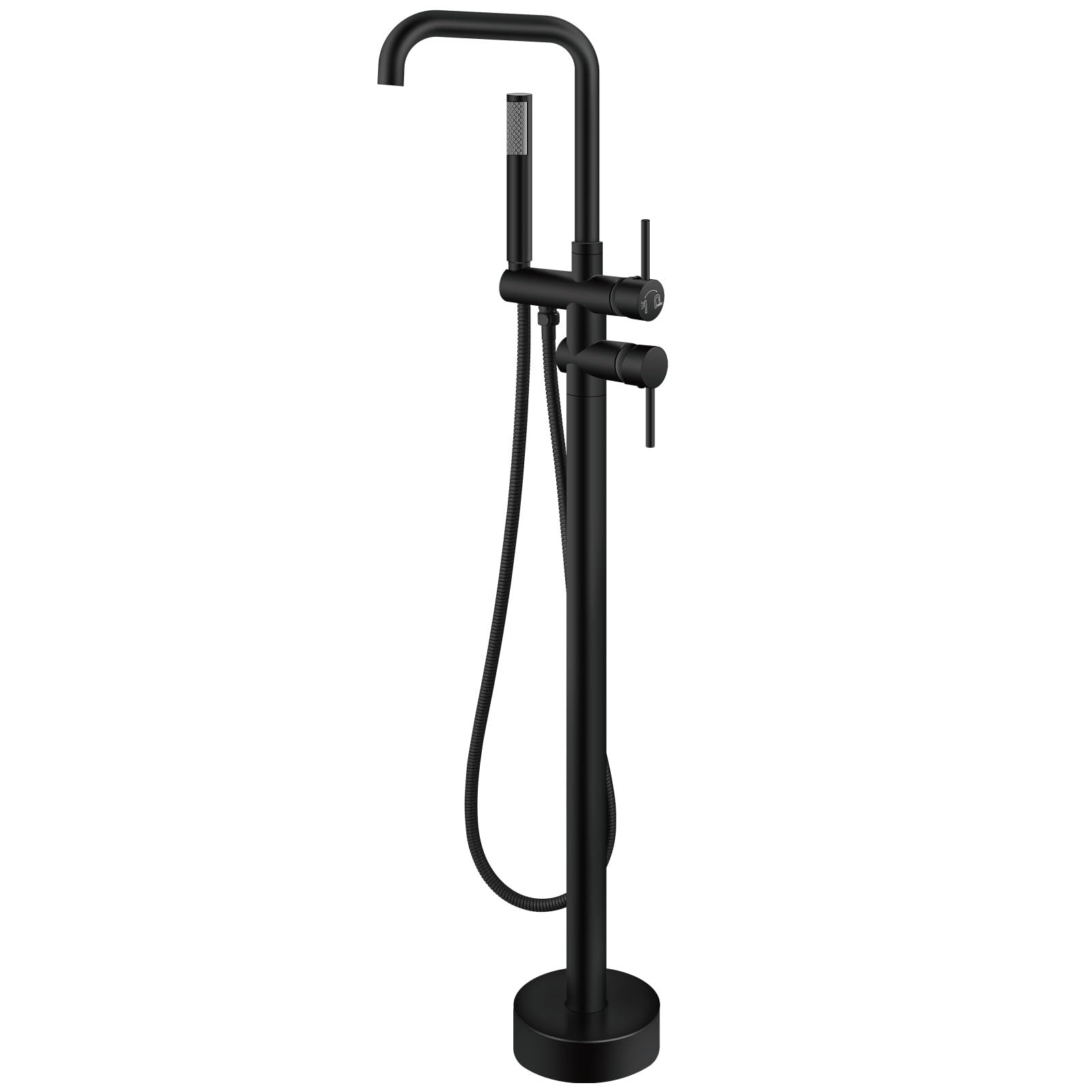 ZYCHSJXA shower system Head Floor Standing Bathtub Faucet standing Tub Filler High Flow Faucets with Handheld Mixer Taps Swivel Angle Spout