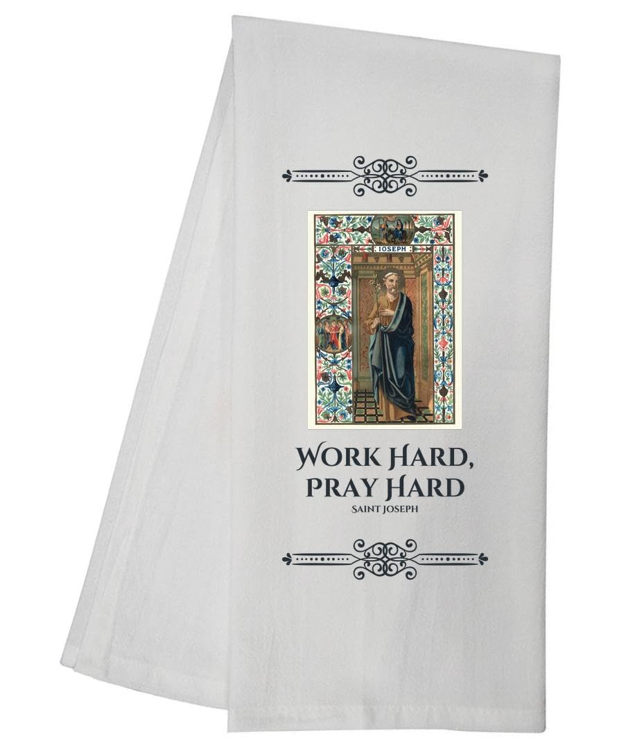 Pop Threads Saint Joseph Kitchen Towel