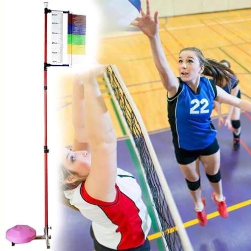 Probador de salto vertical ajustable de 1,3 m a 3,6 m para escuelas y clubes