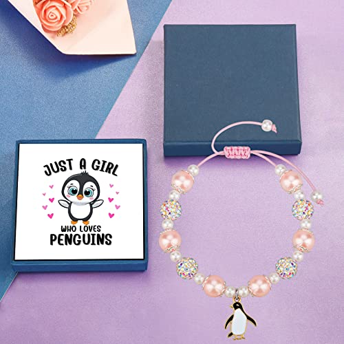 Image of PARTNER Penguin Lover Friendship Bracelet - Spirit Animal Teamwork Inspiration Gift for Friend