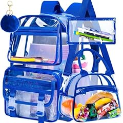 Royal Blue Clear Backpack