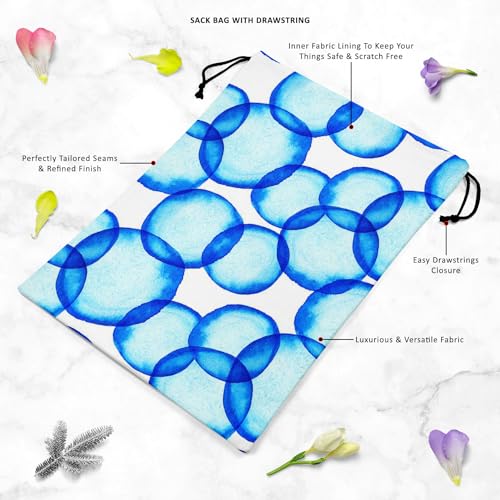 Image of ArtzFolio Soap Bubbles D2 | Reusable Sack Bag | Bag for Gym, Storage, Vegetable & Travel