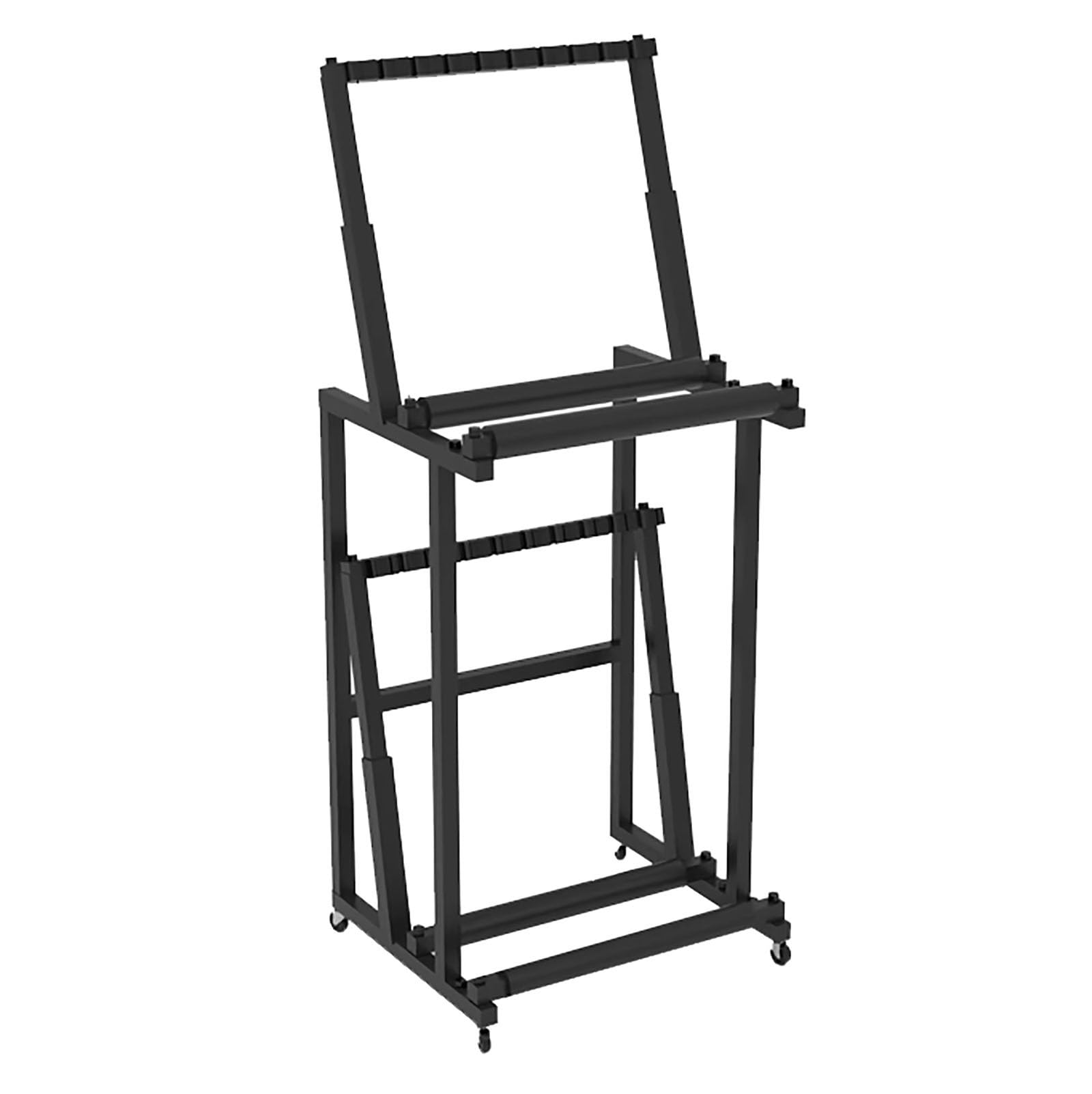Wózek na rakietę do badmintona o bardzo dużej pojemności, dwuwarstwowy, wytrzymały, do szkoły, siłowni, stadionu, czarny, szer. 70 cm