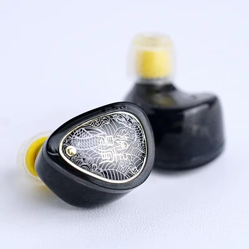 Image of TANGZU Waner S.G II in-Ear Monitor Earphones, 10mm Dynamic Driver PET Diaphragm Gaming Earbuds, HiFi Wired IEM Headphones with 0.78-2Pin Detachable OFC Cable (3.5mm, Black)