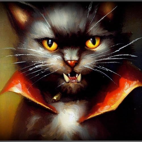 Taza Mágica de Cerámica Cat Dracula 11 oz miniatura 3