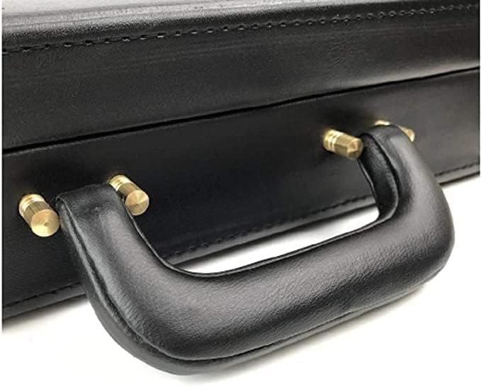 Masonic Regalia MM WM Attaché Mason Apron Hard Case Briefcase with Yellow Compass4