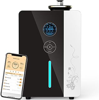 Kevinleo Smart Scent Machine Wifi App | Waterless Cold-Air Powerful Scent Diffuser for 3,500-7,500 sq.ft house with 800ml Bottle,Shortcut Key,Oil-Left Known,Last-Long,HVAC Diffuser for Home, Hotel,Spa